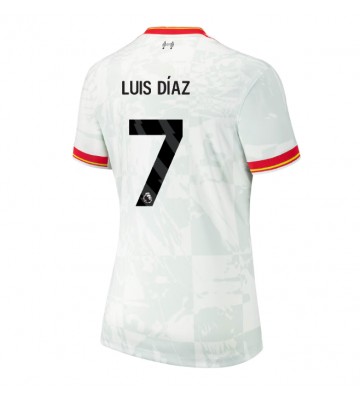 Liverpool Luis Diaz #7 Replica Third Stadium Shirt for Women 2024-25 Short Sleeve